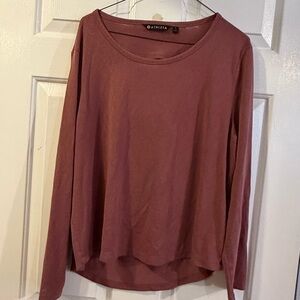 Athleta Women's Long Sleeve Top - Dusty Rose, Sz L
